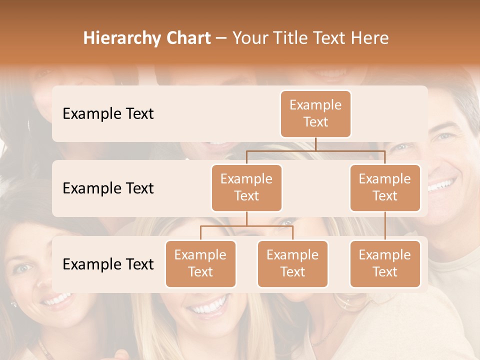 A Group Of People Are Smiling For The Camera PowerPoint Template