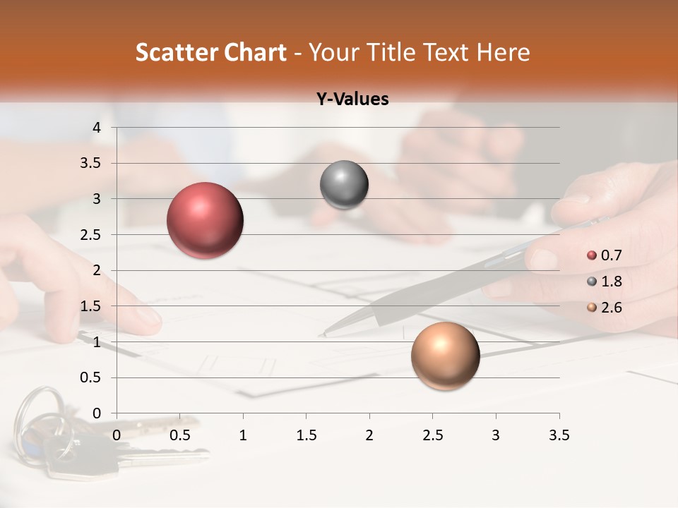 A Group Of People Sitting Around A Table With Keys PowerPoint Template
