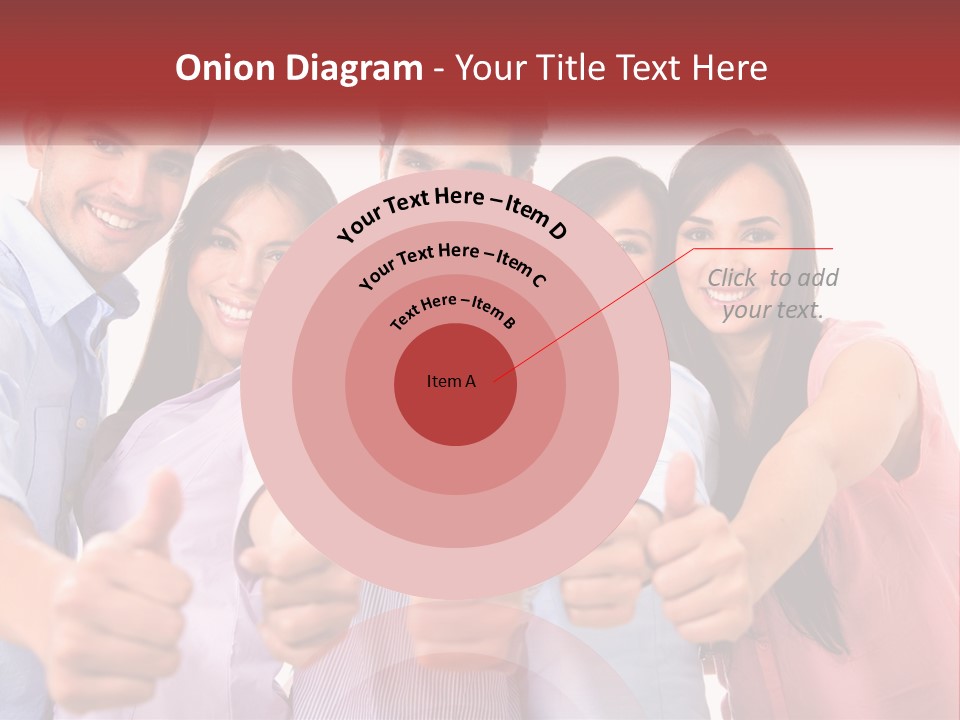 A Group Of People Giving Thumbs Up PowerPoint Template