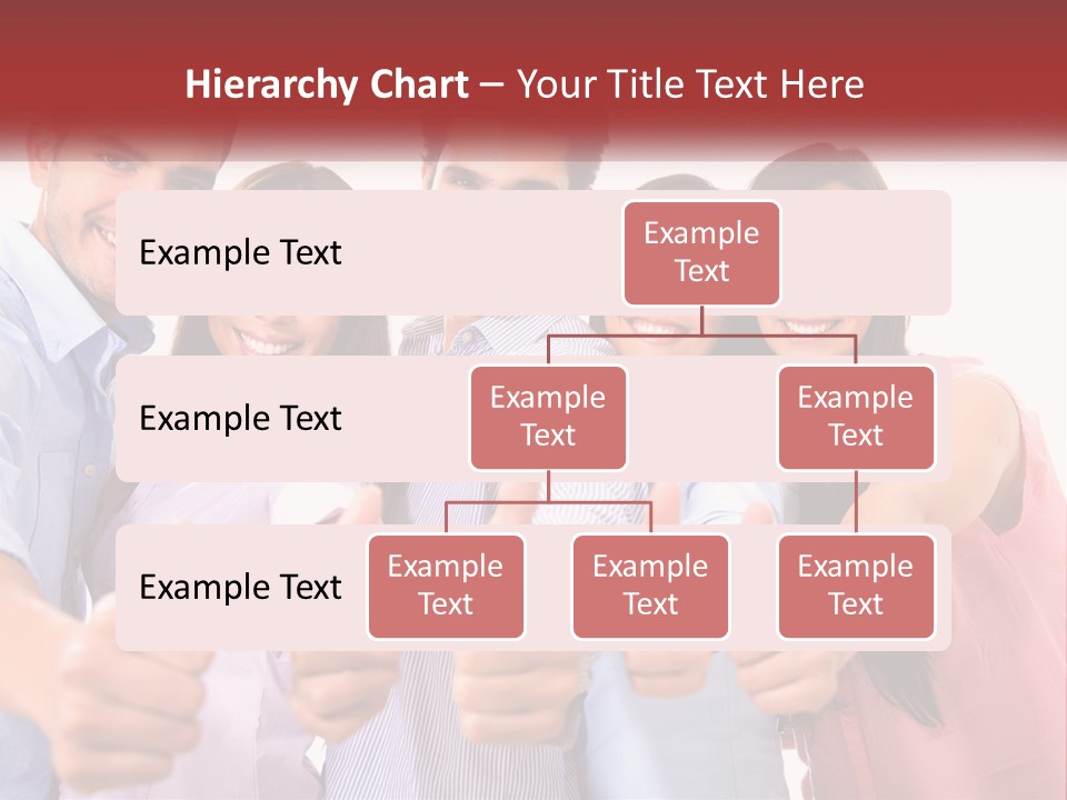 A Group Of People Giving Thumbs Up PowerPoint Template