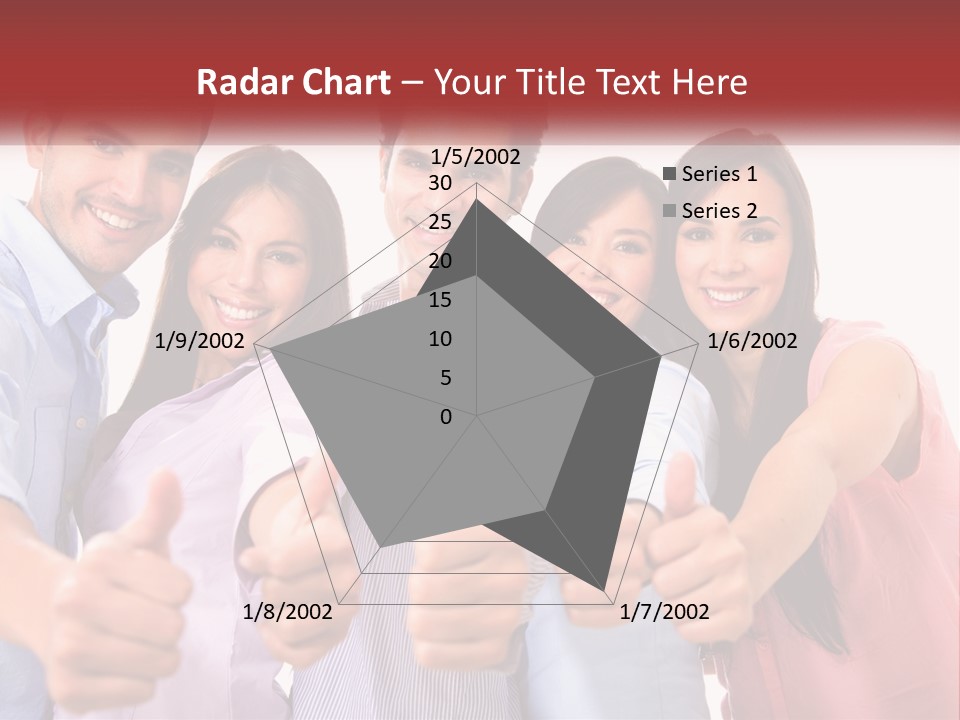 A Group Of People Giving Thumbs Up PowerPoint Template