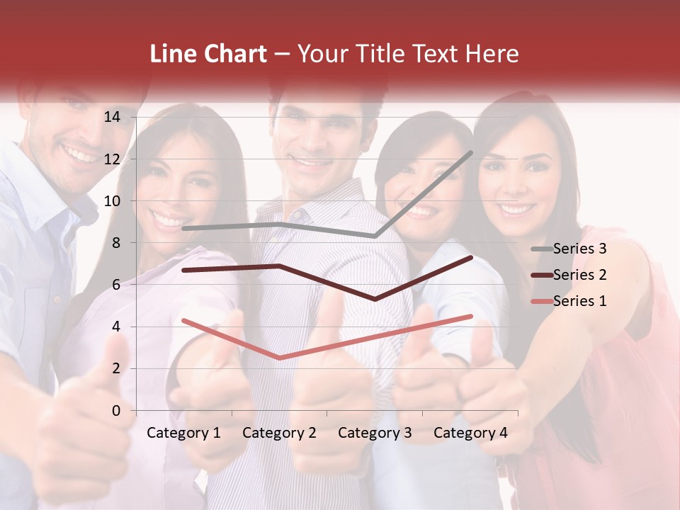 A Group Of People Giving Thumbs Up PowerPoint Template