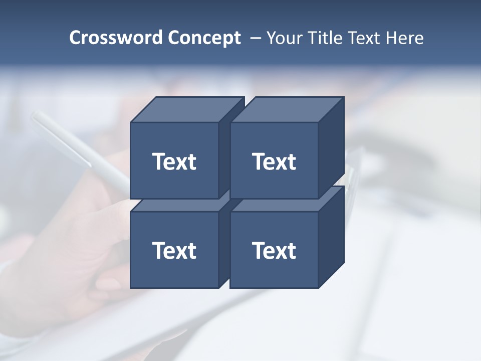 A Person Writing On A Piece Of Paper With A Pen PowerPoint Template