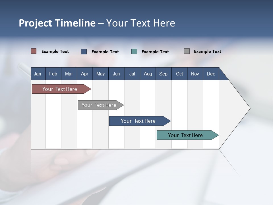 A Person Writing On A Piece Of Paper With A Pen PowerPoint Template