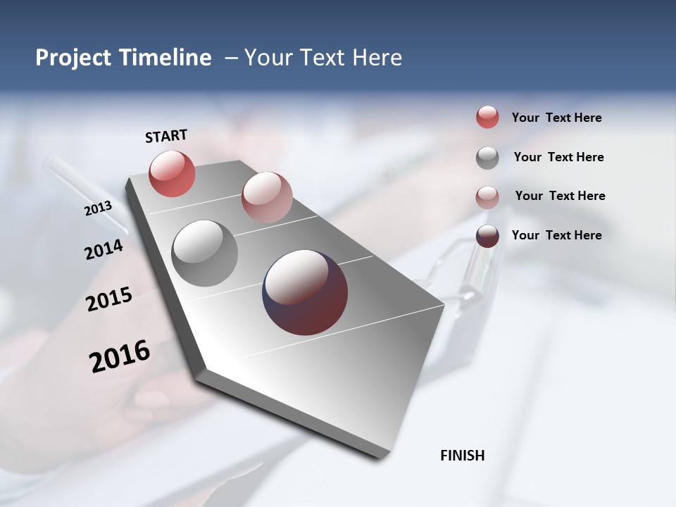 A Person Writing On A Piece Of Paper With A Pen PowerPoint Template