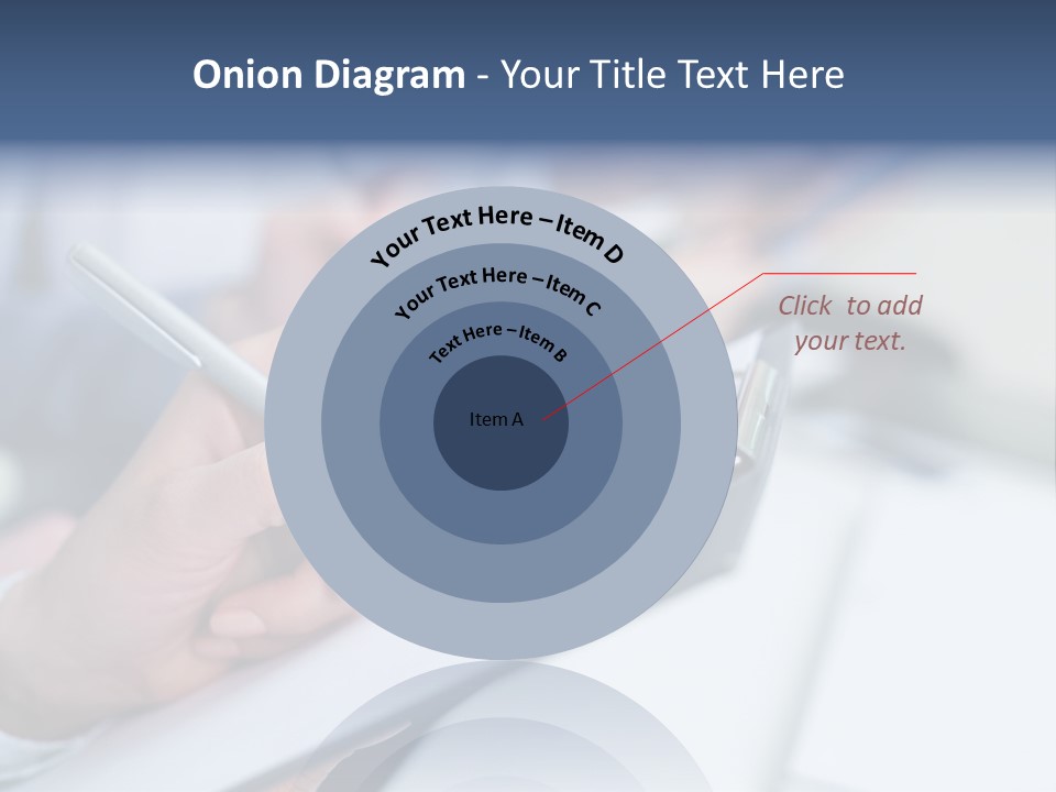 A Person Writing On A Piece Of Paper With A Pen PowerPoint Template