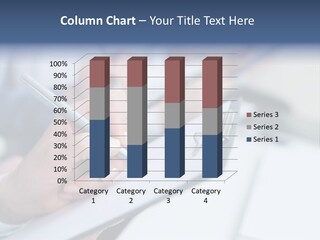 A Person Writing On A Piece Of Paper With A Pen PowerPoint Template