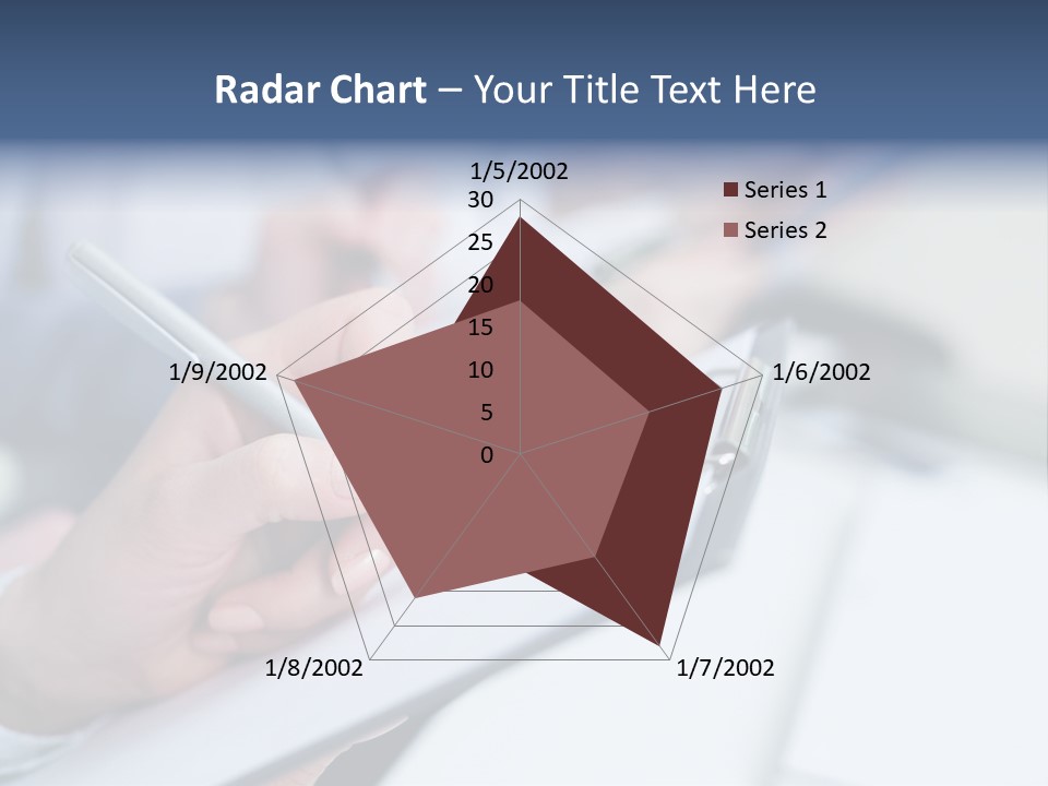 A Person Writing On A Piece Of Paper With A Pen PowerPoint Template
