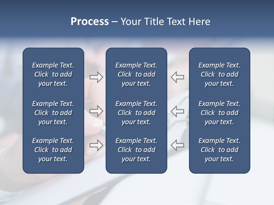 A Person Writing On A Piece Of Paper With A Pen PowerPoint Template