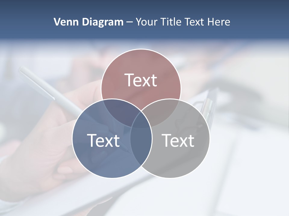 A Person Writing On A Piece Of Paper With A Pen PowerPoint Template