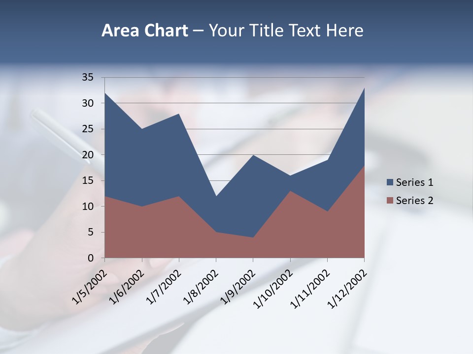 A Person Writing On A Piece Of Paper With A Pen PowerPoint Template
