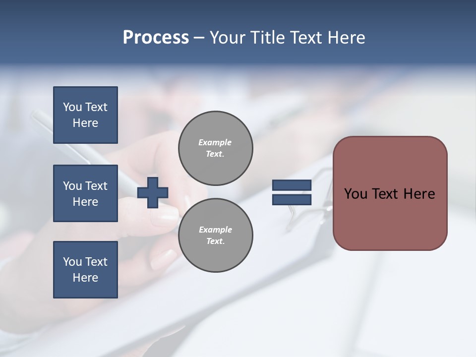A Person Writing On A Piece Of Paper With A Pen PowerPoint Template