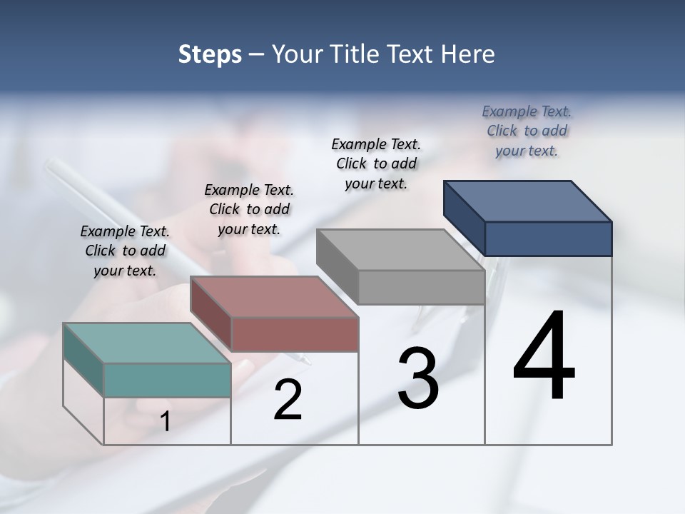 A Person Writing On A Piece Of Paper With A Pen PowerPoint Template