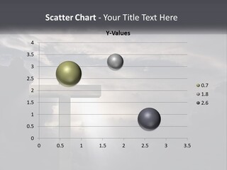 A Cross On A Cloudy Day With The Sun Shining Through The Clouds PowerPoint Template