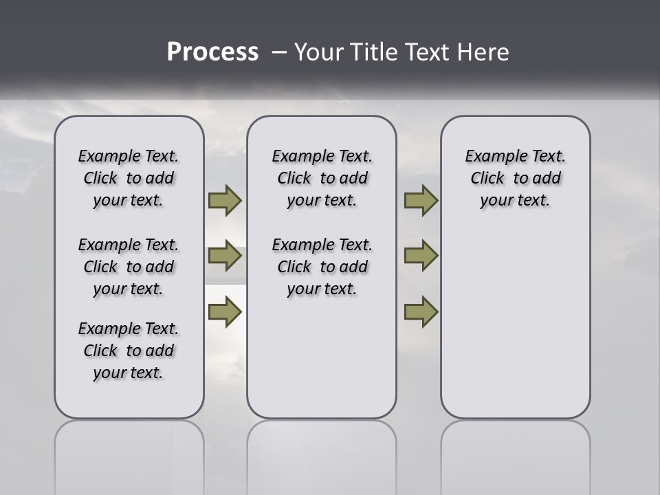 A Cross On A Cloudy Day With The Sun Shining Through The Clouds PowerPoint Template