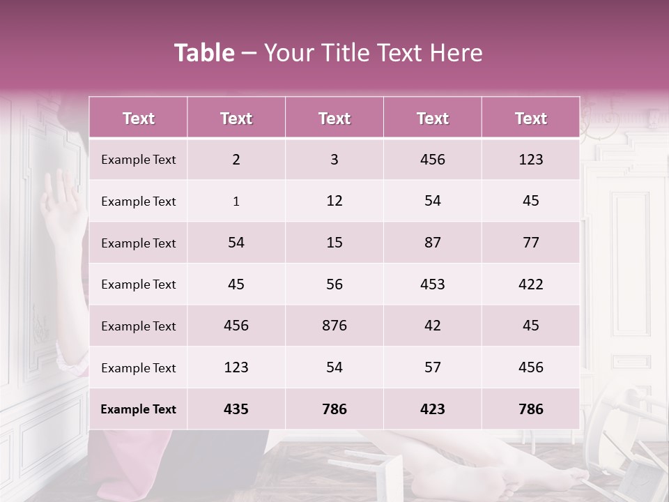 A Woman In A Pink Jacket Sitting On The Floor PowerPoint Template