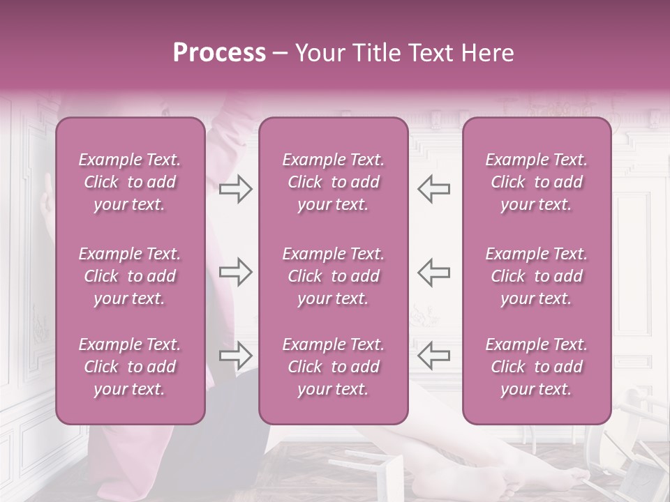 A Woman In A Pink Jacket Sitting On The Floor PowerPoint Template