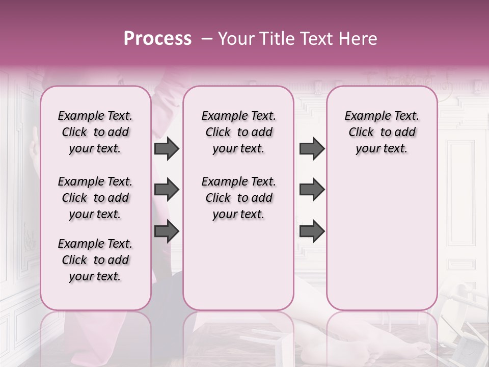 A Woman In A Pink Jacket Sitting On The Floor PowerPoint Template