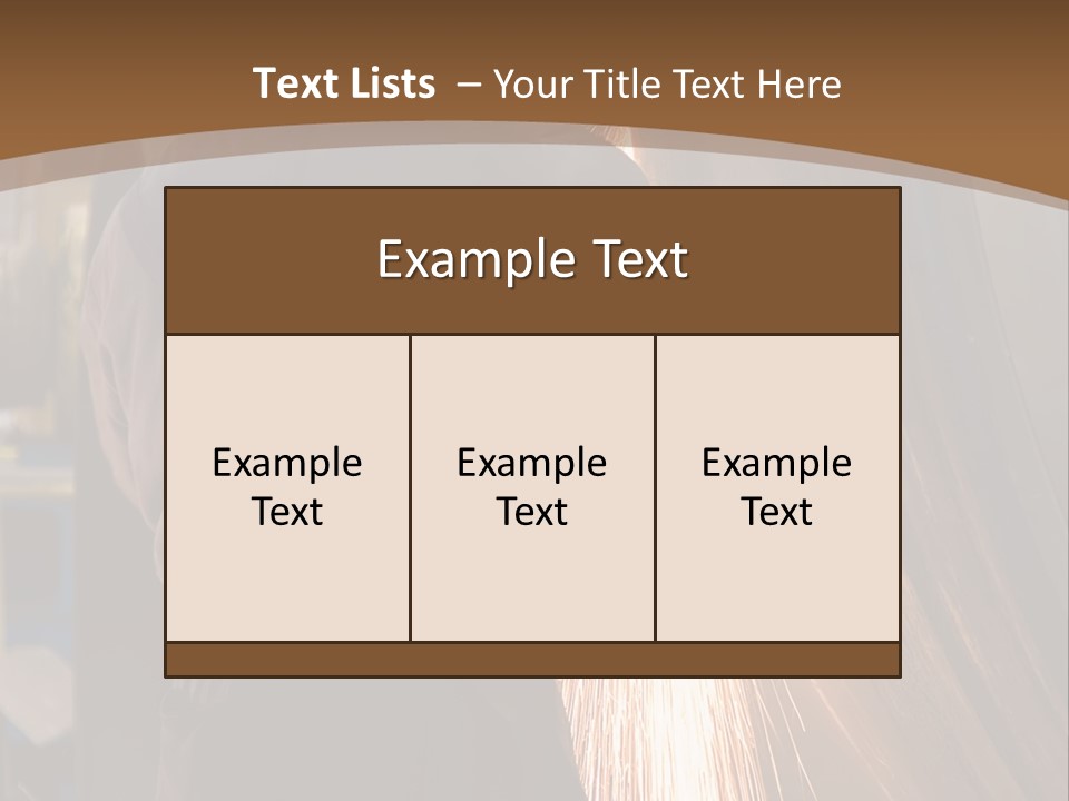 A Man Working On A Piece Of Metal In A Factory PowerPoint Template