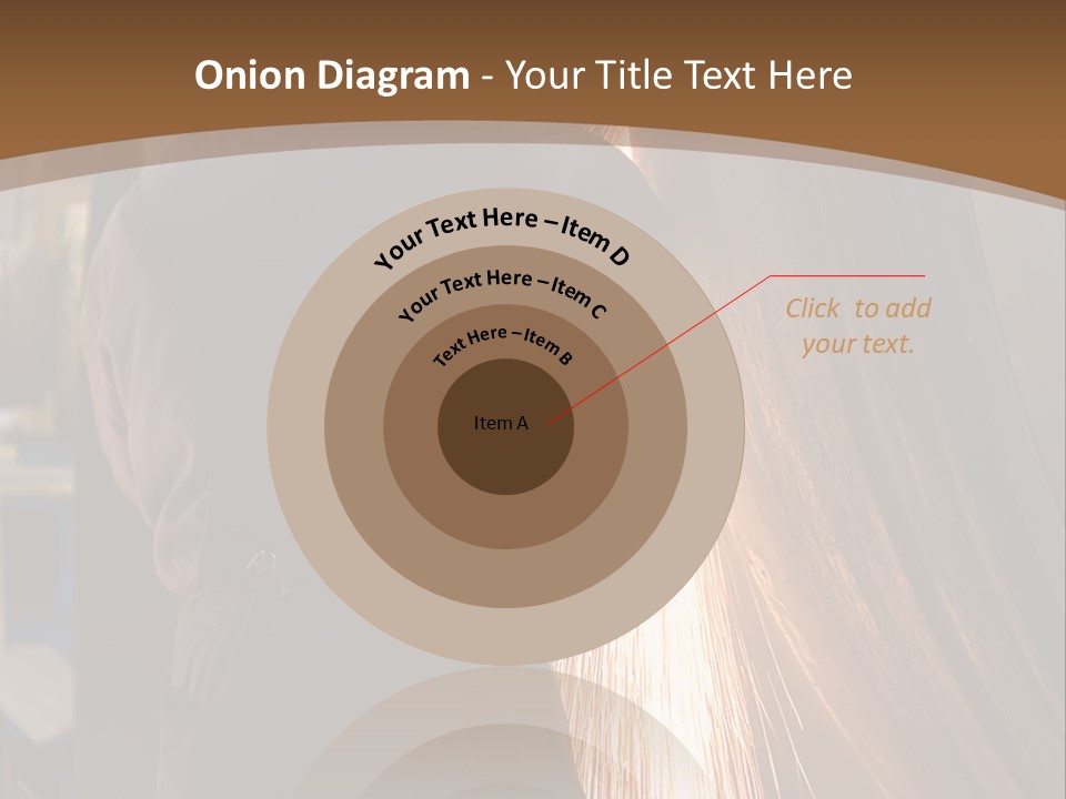 A Man Working On A Piece Of Metal In A Factory PowerPoint Template