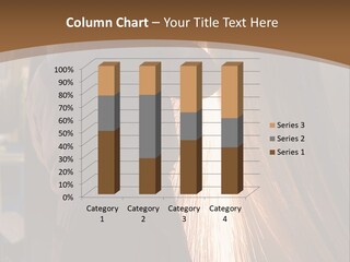 A Man Working On A Piece Of Metal In A Factory PowerPoint Template