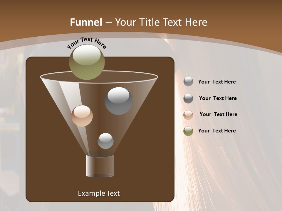 A Man Working On A Piece Of Metal In A Factory PowerPoint Template