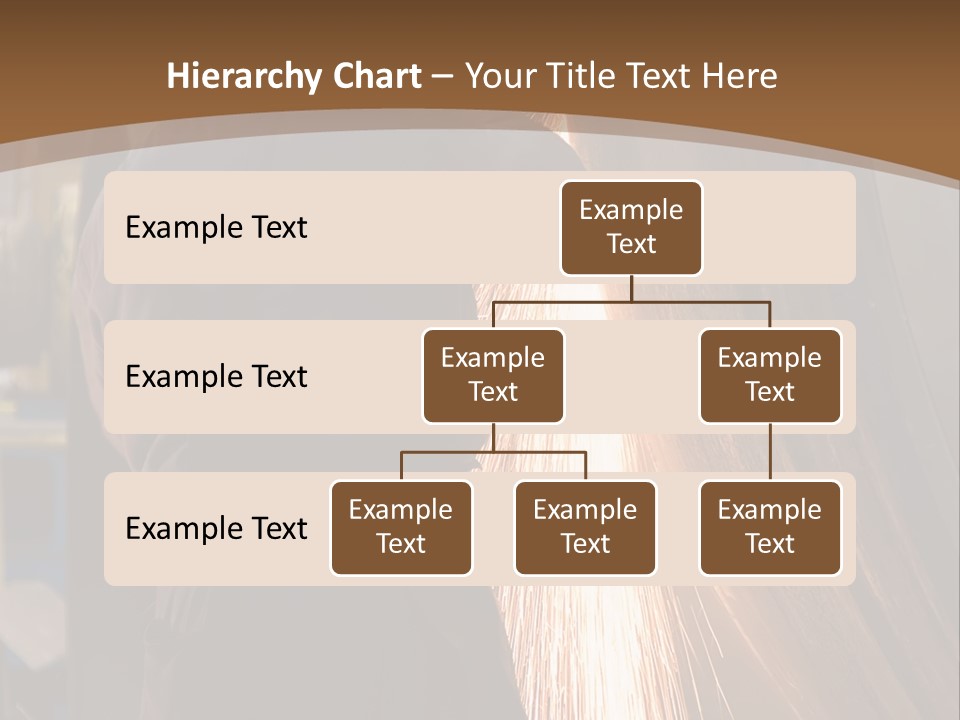 A Man Working On A Piece Of Metal In A Factory PowerPoint Template