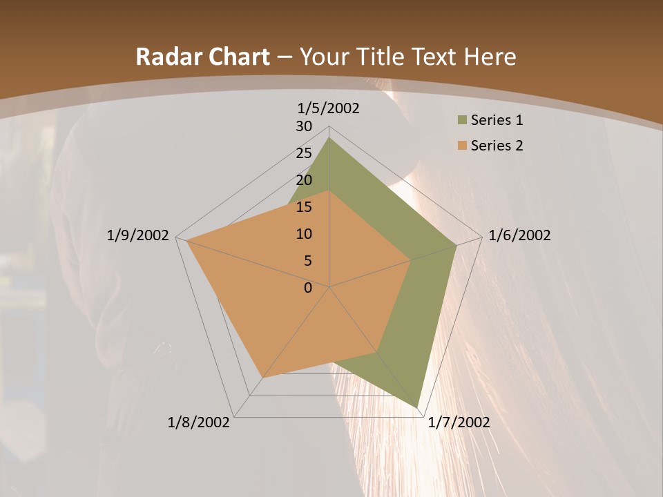 A Man Working On A Piece Of Metal In A Factory PowerPoint Template