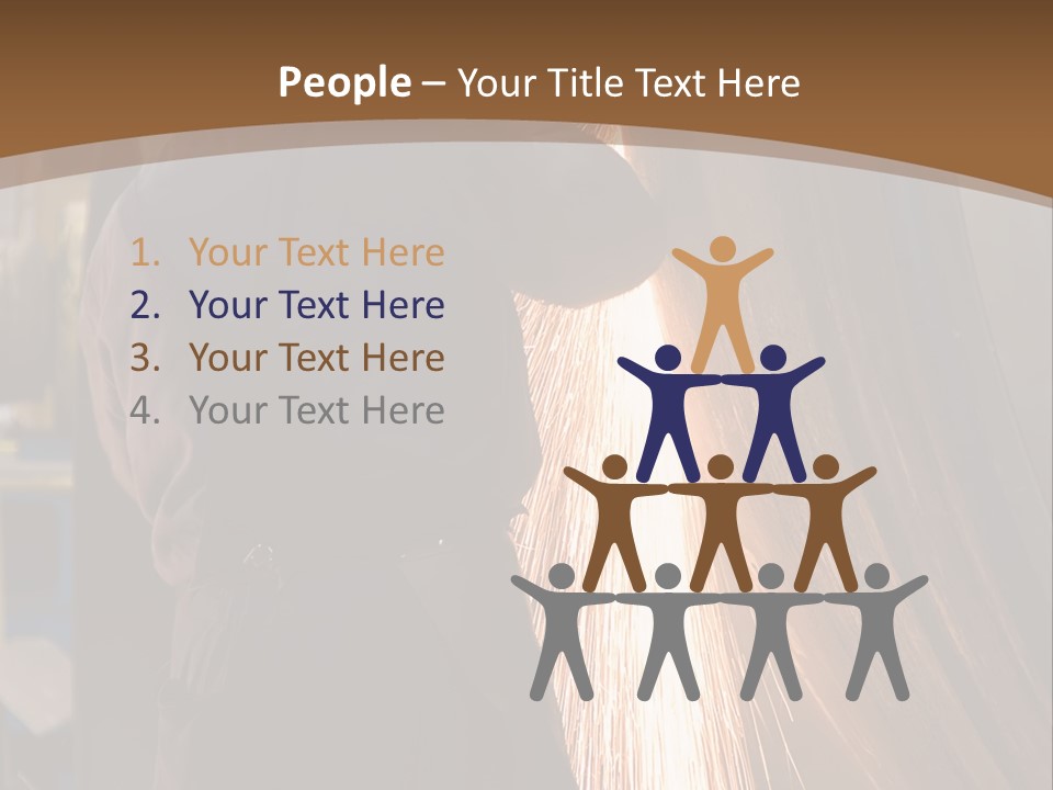 A Man Working On A Piece Of Metal In A Factory PowerPoint Template