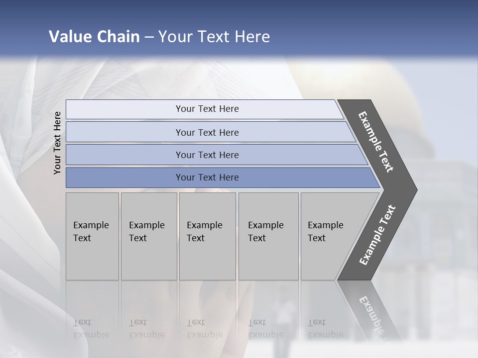 A Woman In A Headscarf Is Praying In Front Of A Mosque PowerPoint Template
