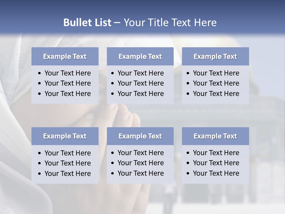 A Woman In A Headscarf Is Praying In Front Of A Mosque PowerPoint Template