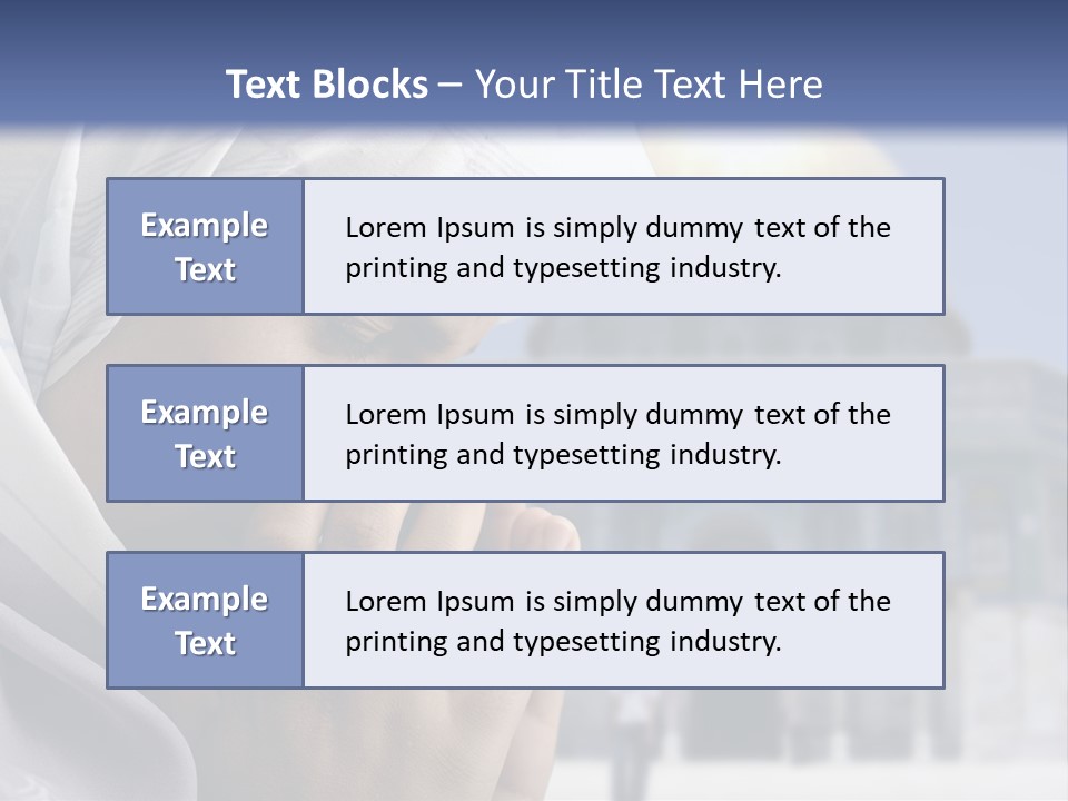 A Woman In A Headscarf Is Praying In Front Of A Mosque PowerPoint Template