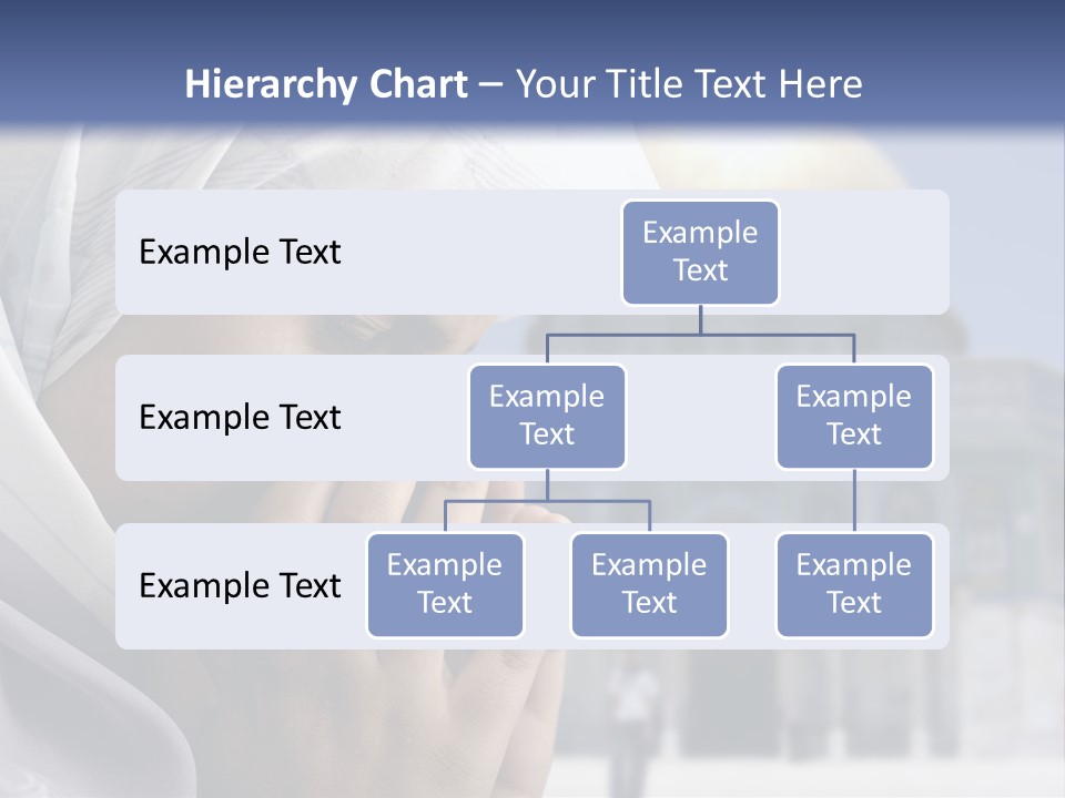 A Woman In A Headscarf Is Praying In Front Of A Mosque PowerPoint Template