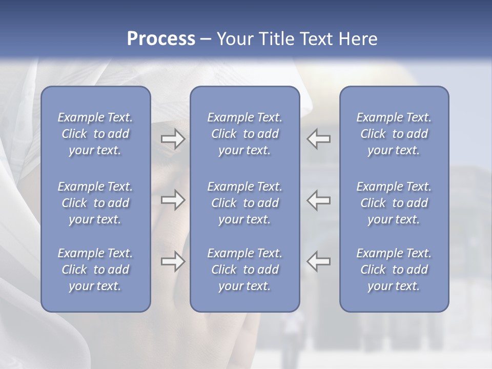 A Woman In A Headscarf Is Praying In Front Of A Mosque PowerPoint Template