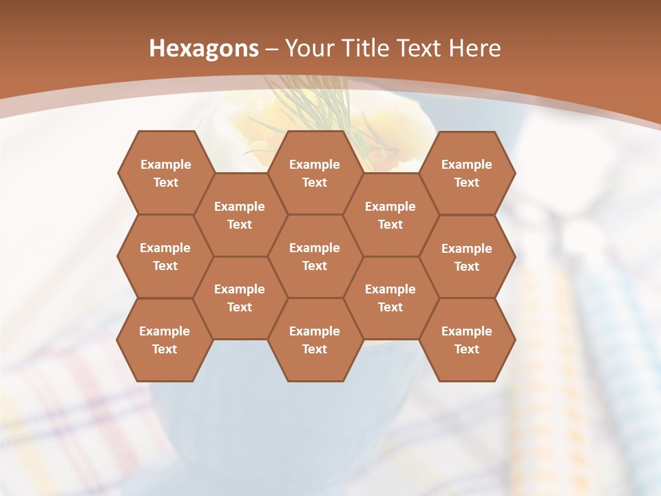 Two Eggs In An Egg Cup On A Table PowerPoint Template