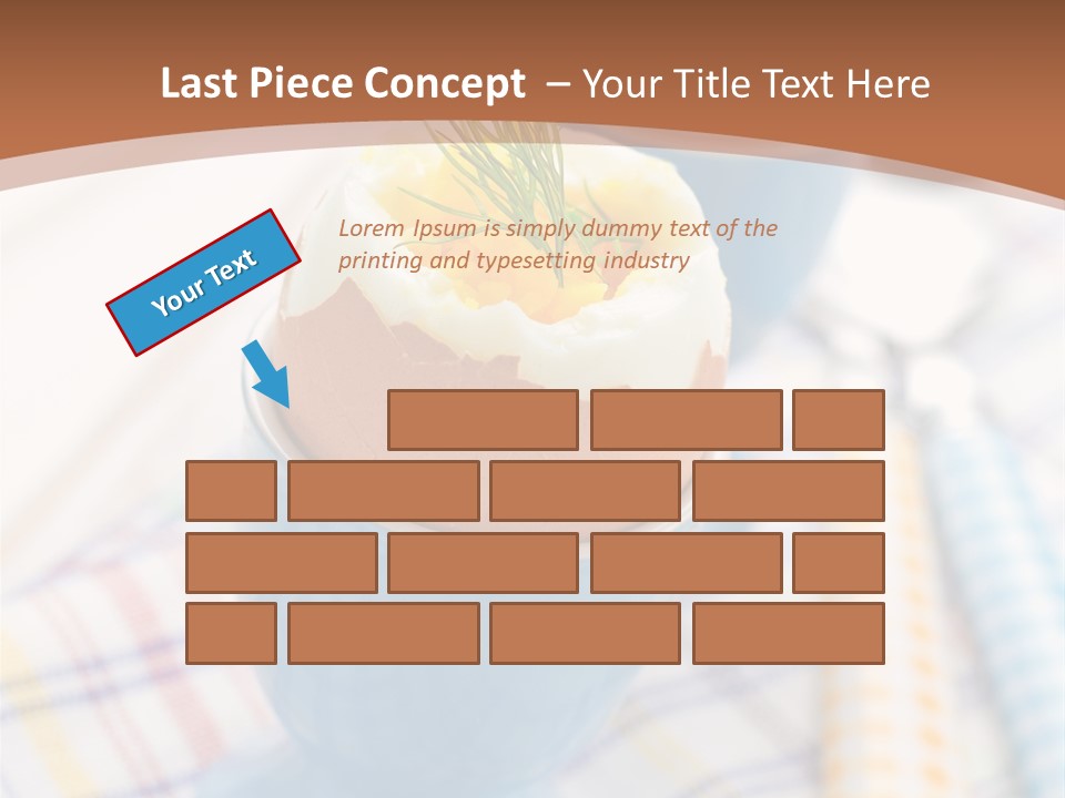 Two Eggs In An Egg Cup On A Table PowerPoint Template