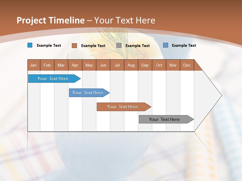 Two Eggs In An Egg Cup On A Table PowerPoint Template