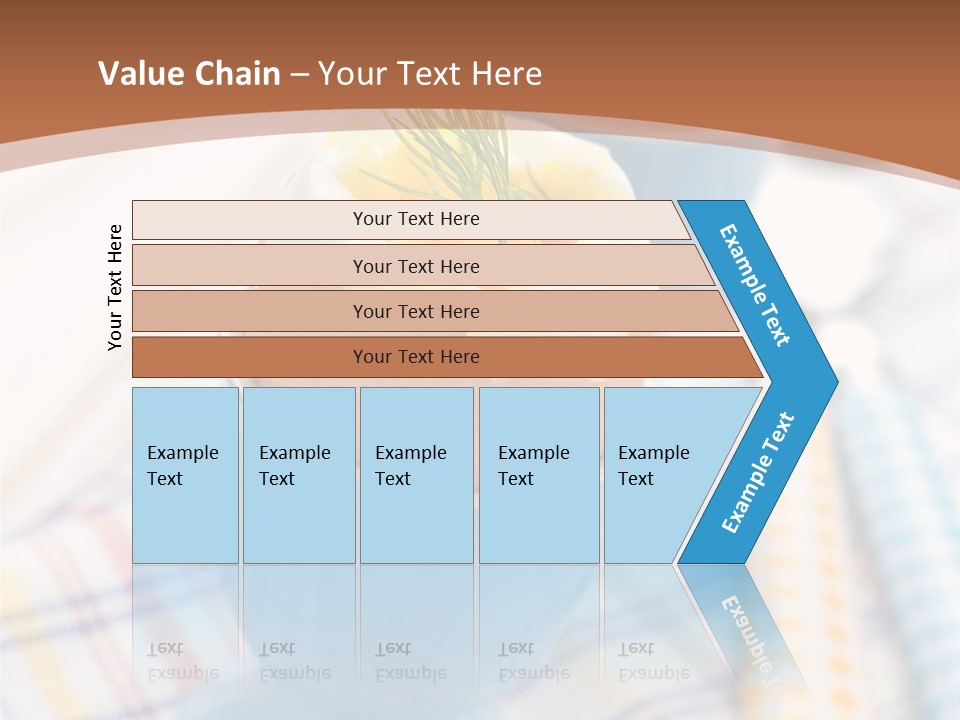 Two Eggs In An Egg Cup On A Table PowerPoint Template
