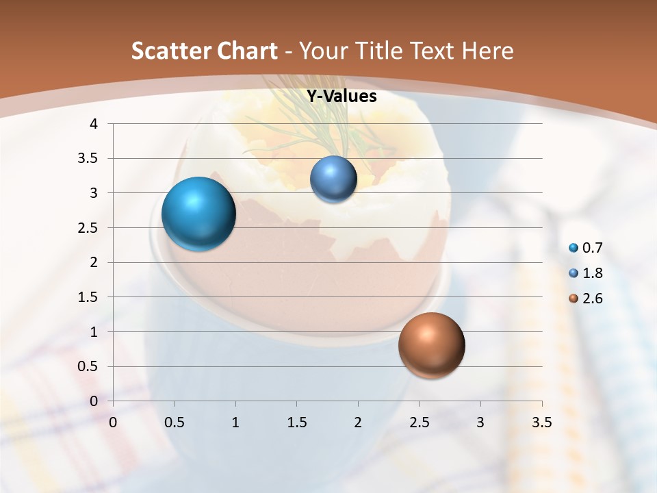 Two Eggs In An Egg Cup On A Table PowerPoint Template