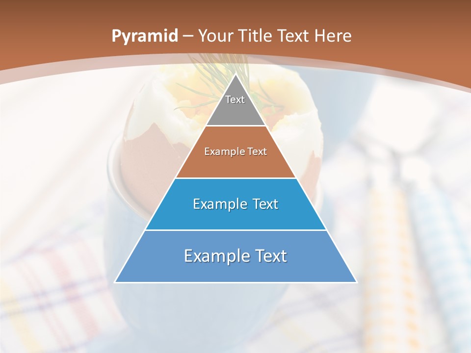 Two Eggs In An Egg Cup On A Table PowerPoint Template
