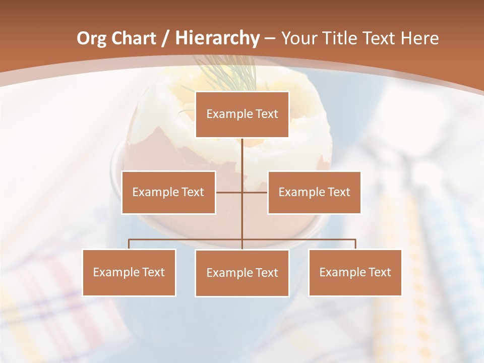 Two Eggs In An Egg Cup On A Table PowerPoint Template