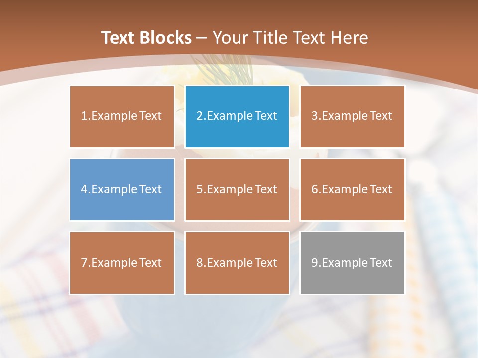 Two Eggs In An Egg Cup On A Table PowerPoint Template