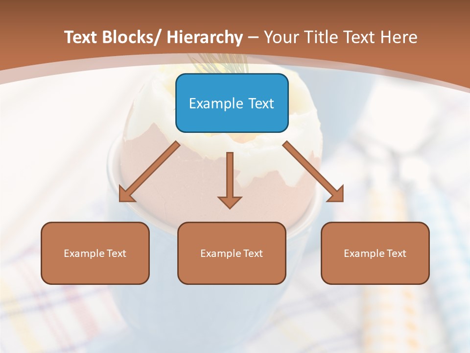 Two Eggs In An Egg Cup On A Table PowerPoint Template