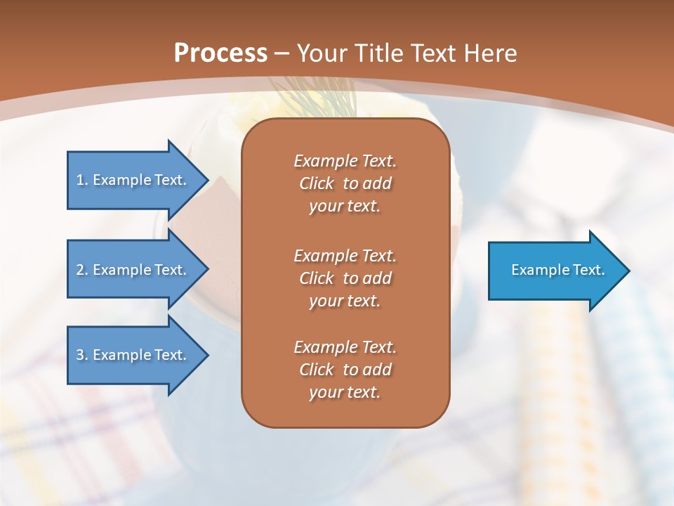Two Eggs In An Egg Cup On A Table PowerPoint Template