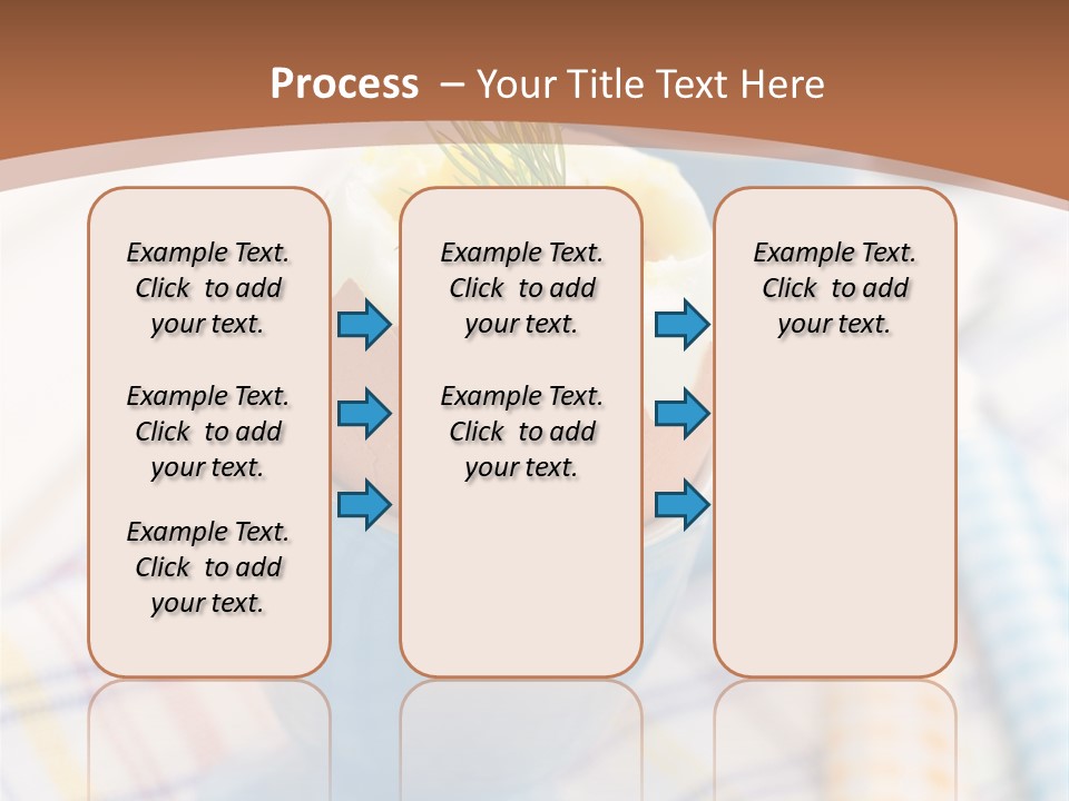 Two Eggs In An Egg Cup On A Table PowerPoint Template
