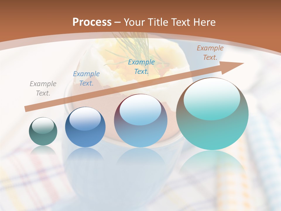 Two Eggs In An Egg Cup On A Table PowerPoint Template