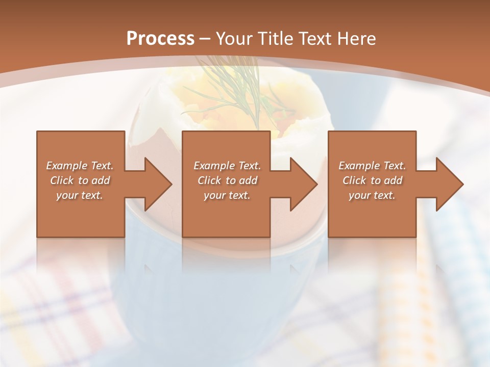 Two Eggs In An Egg Cup On A Table PowerPoint Template