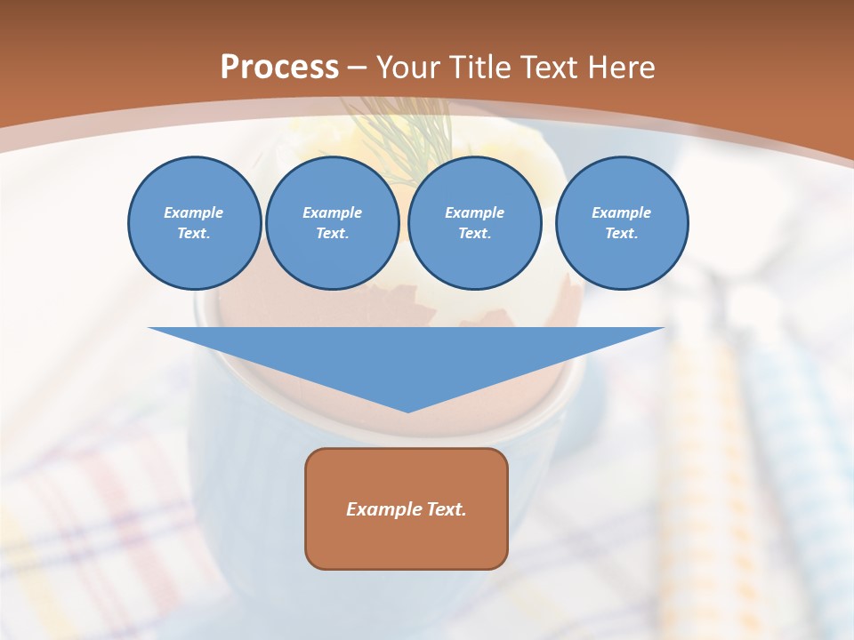Two Eggs In An Egg Cup On A Table PowerPoint Template