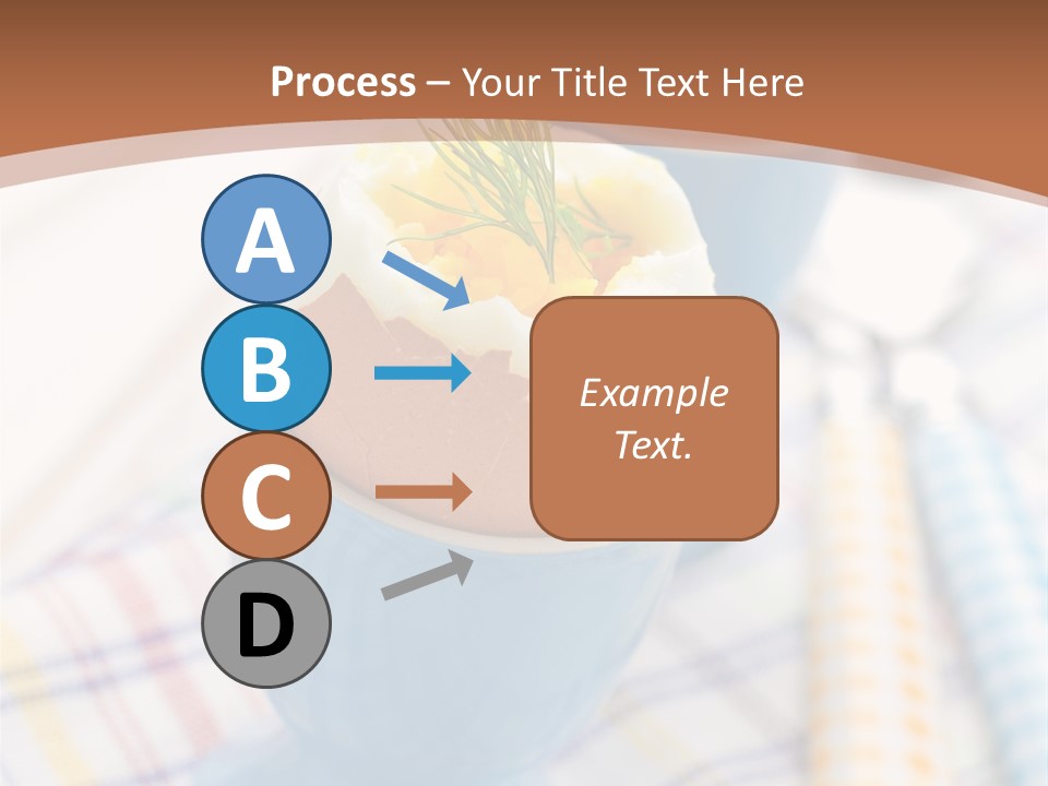 Two Eggs In An Egg Cup On A Table PowerPoint Template