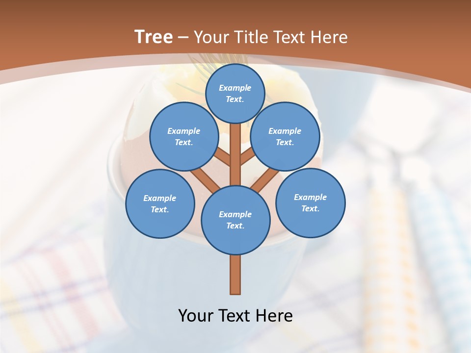 Two Eggs In An Egg Cup On A Table PowerPoint Template